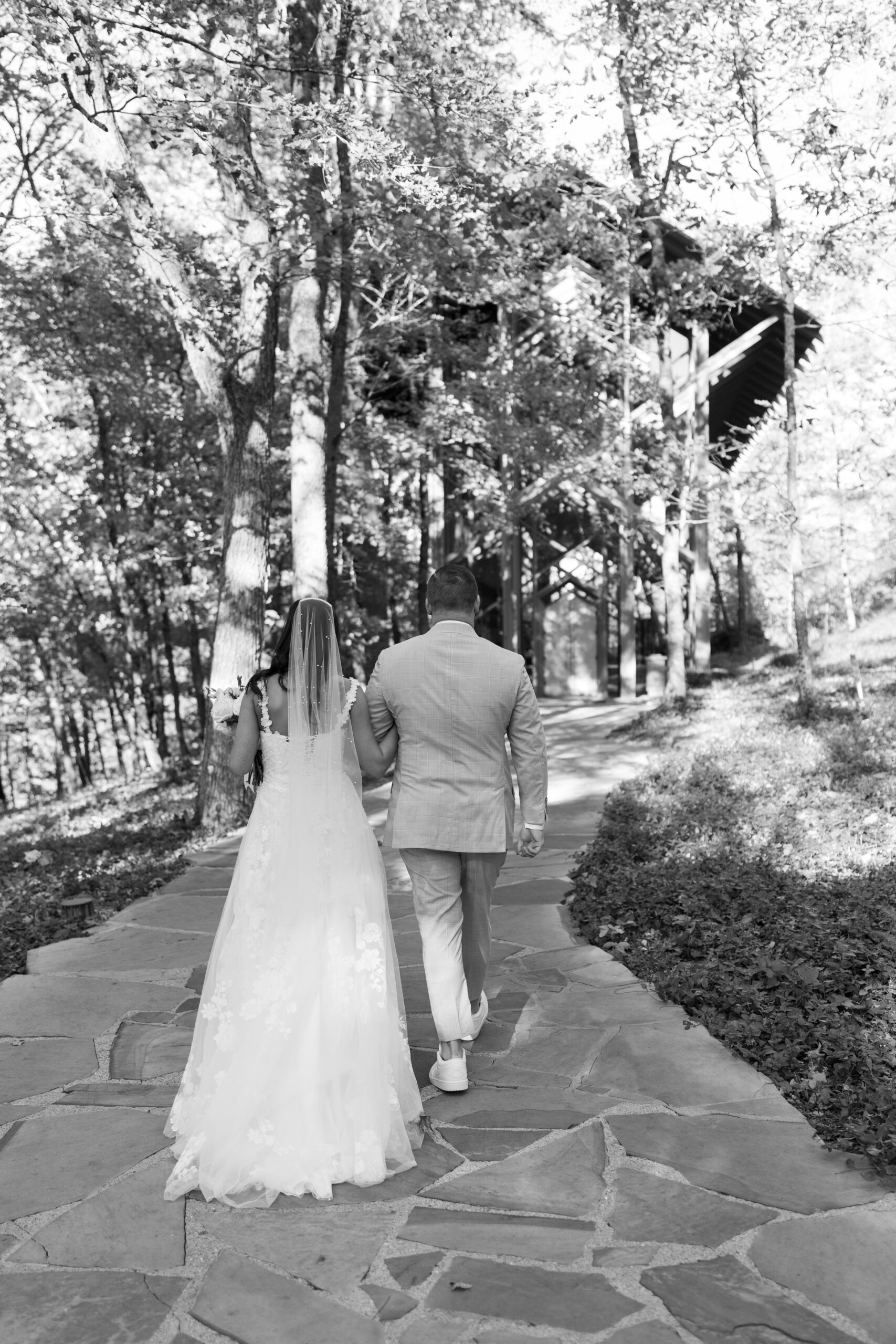 Walking to the ceremony together