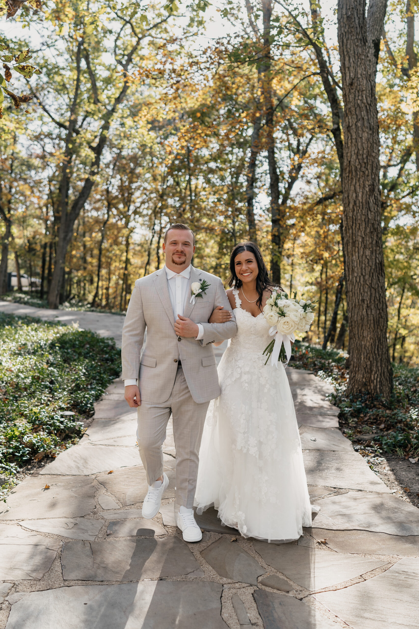 Walking to the ceremony together