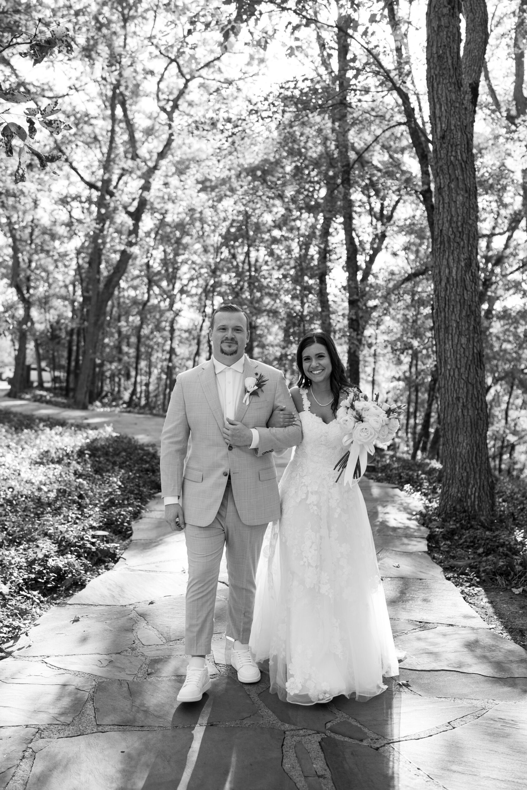 Walking to the ceremony together