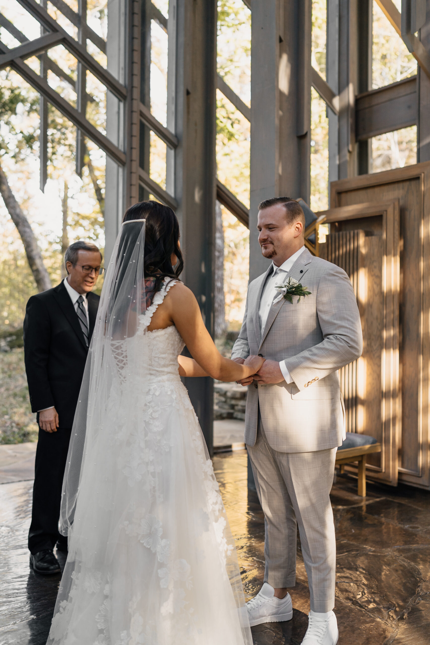 Ceremony at Thorncrown Chapel 