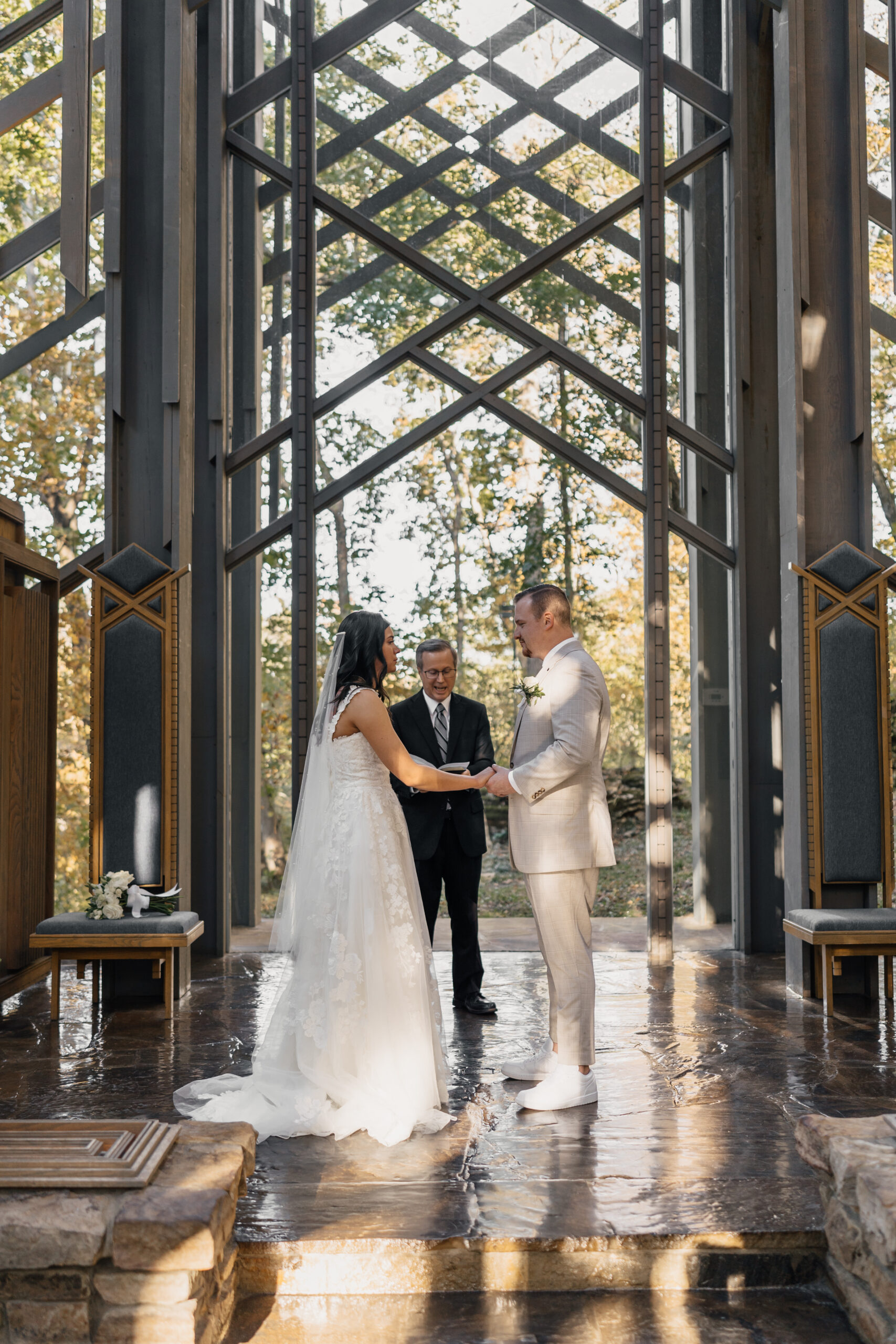 Ceremony at Thorncrown Chapel 