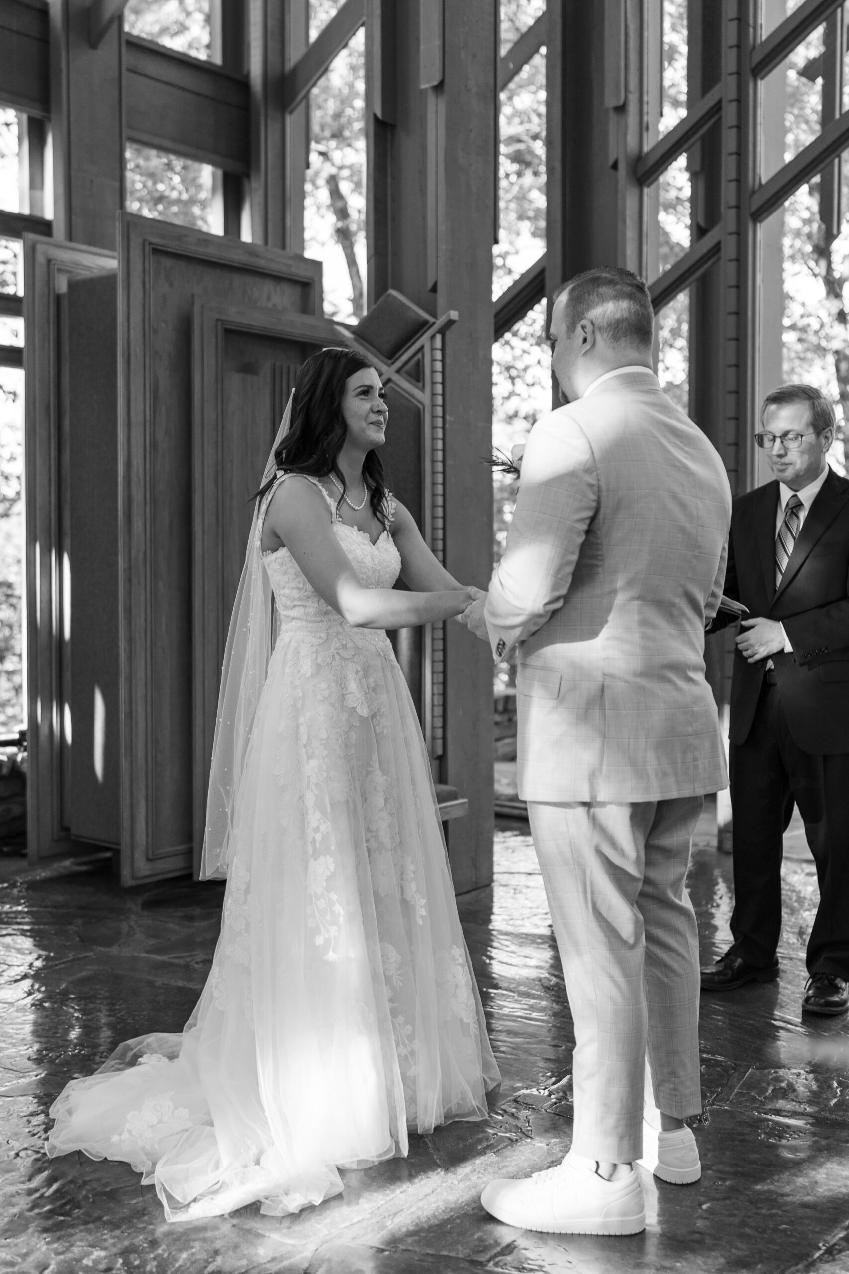 Ceremony at Thorncrown Chapel 