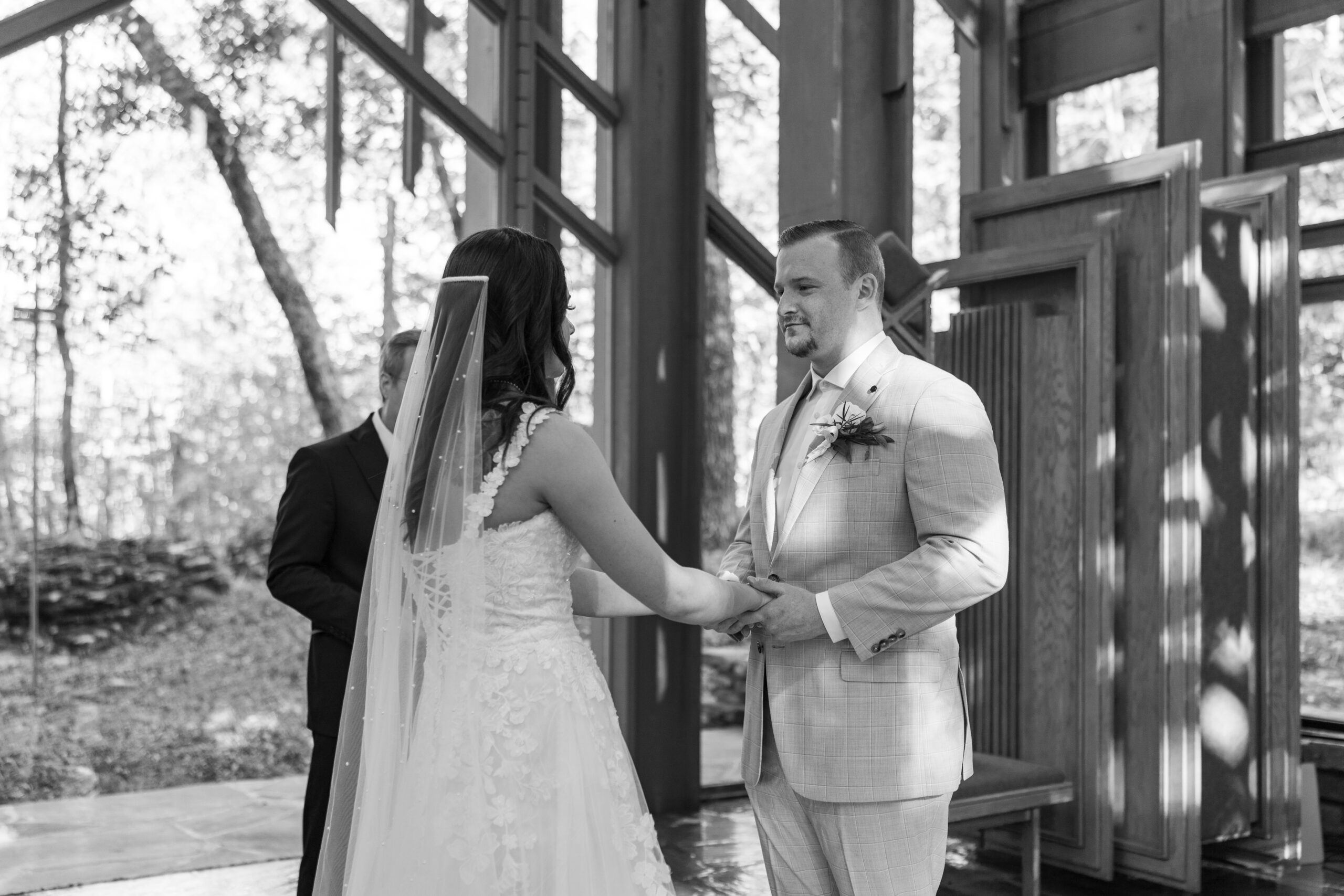 Ceremony at Thorncrown Chapel 