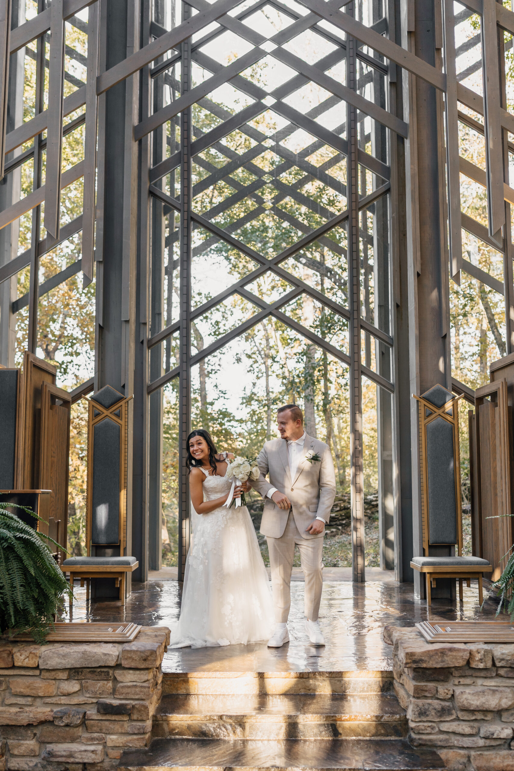 Ceremony at Thorncrown Chapel 