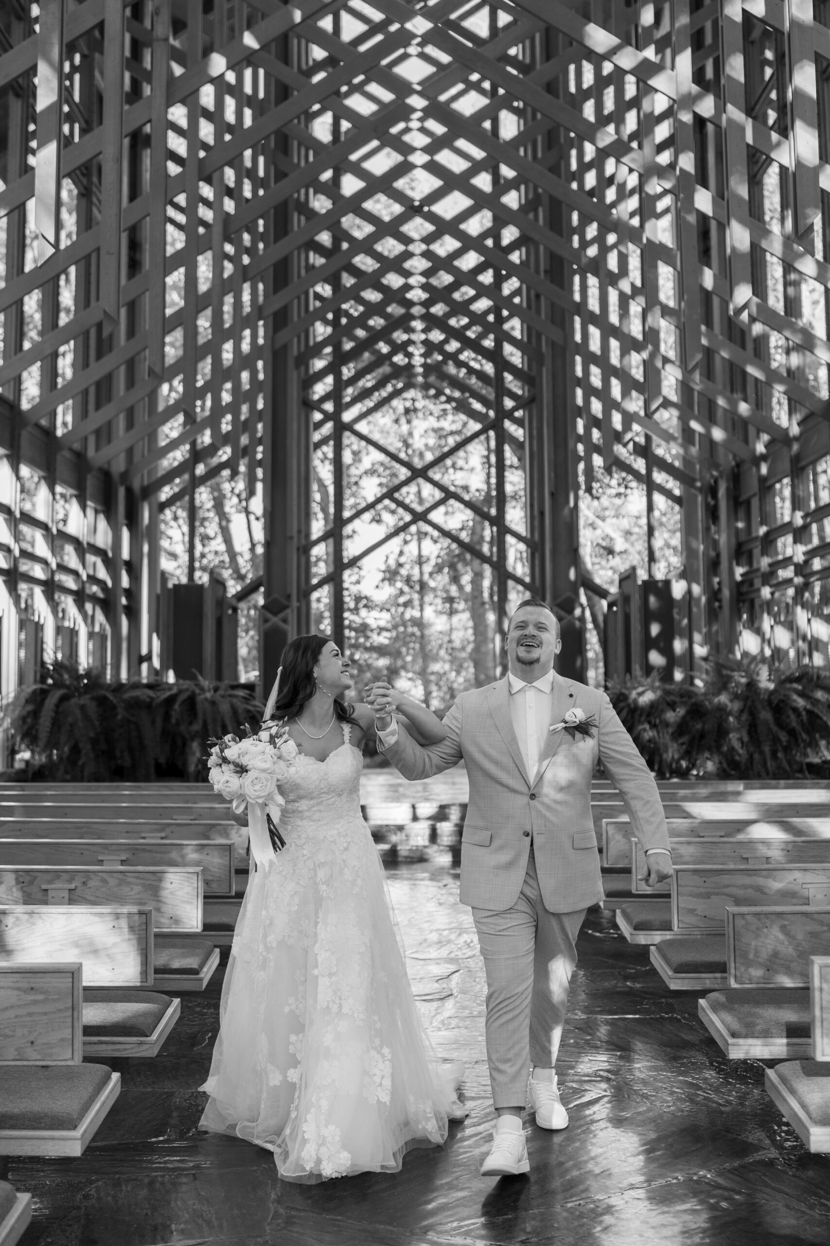 Ceremony at Thorncrown Chapel 