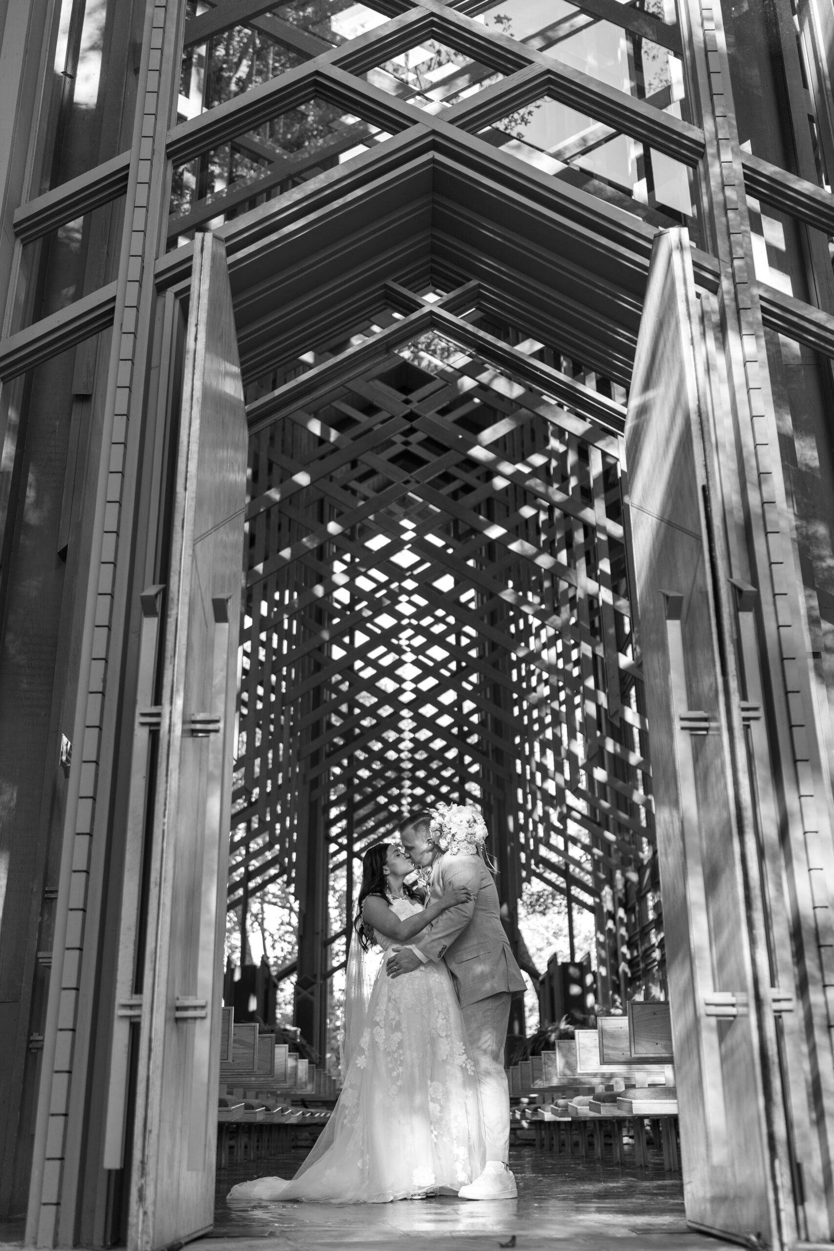 Ceremony at Thorncrown Chapel 