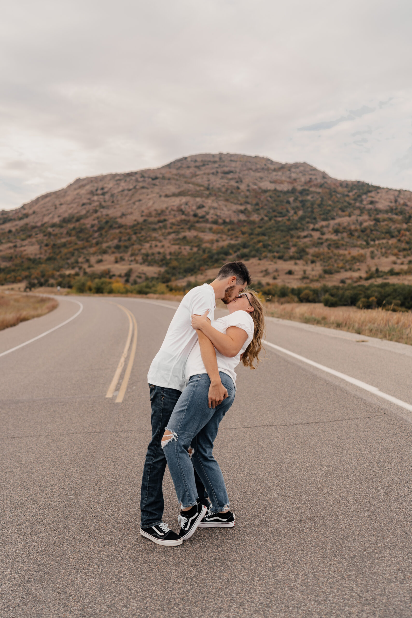 Intimate Engagement Session on Top of the Wichita Mountains