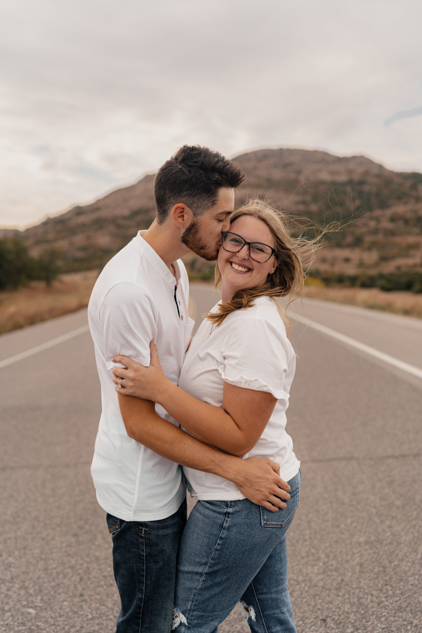 Intimate Engagement Session on Top of the Wichita Mountains