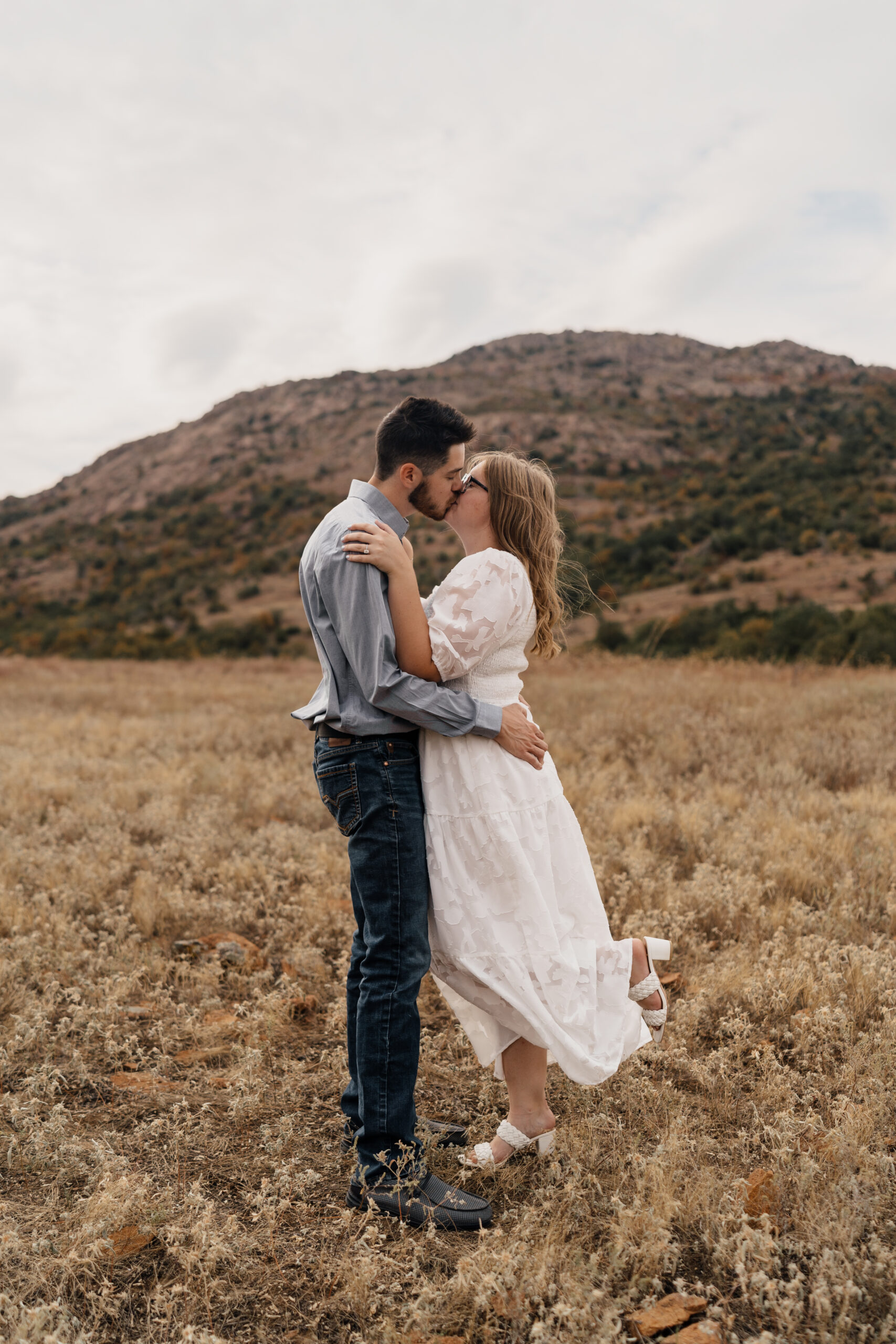 Oklahoma Wedding Photographer | Engagement Session at the Wichita Mountains