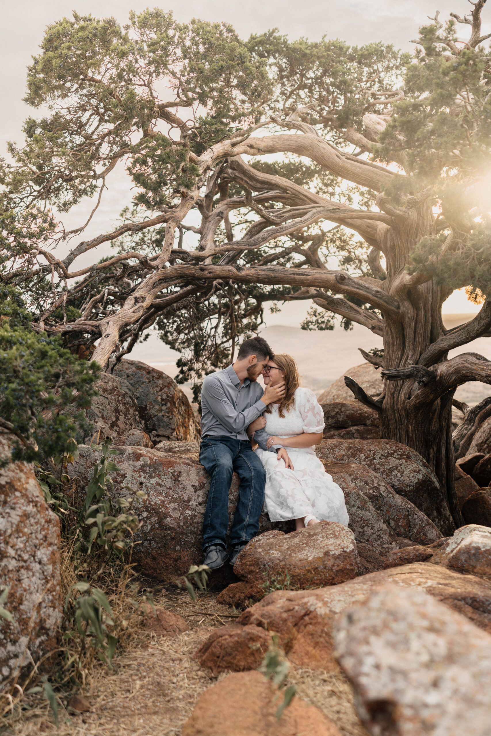 Oklahoma Wedding Photographer | Engagement Session at the Wichita Mountains