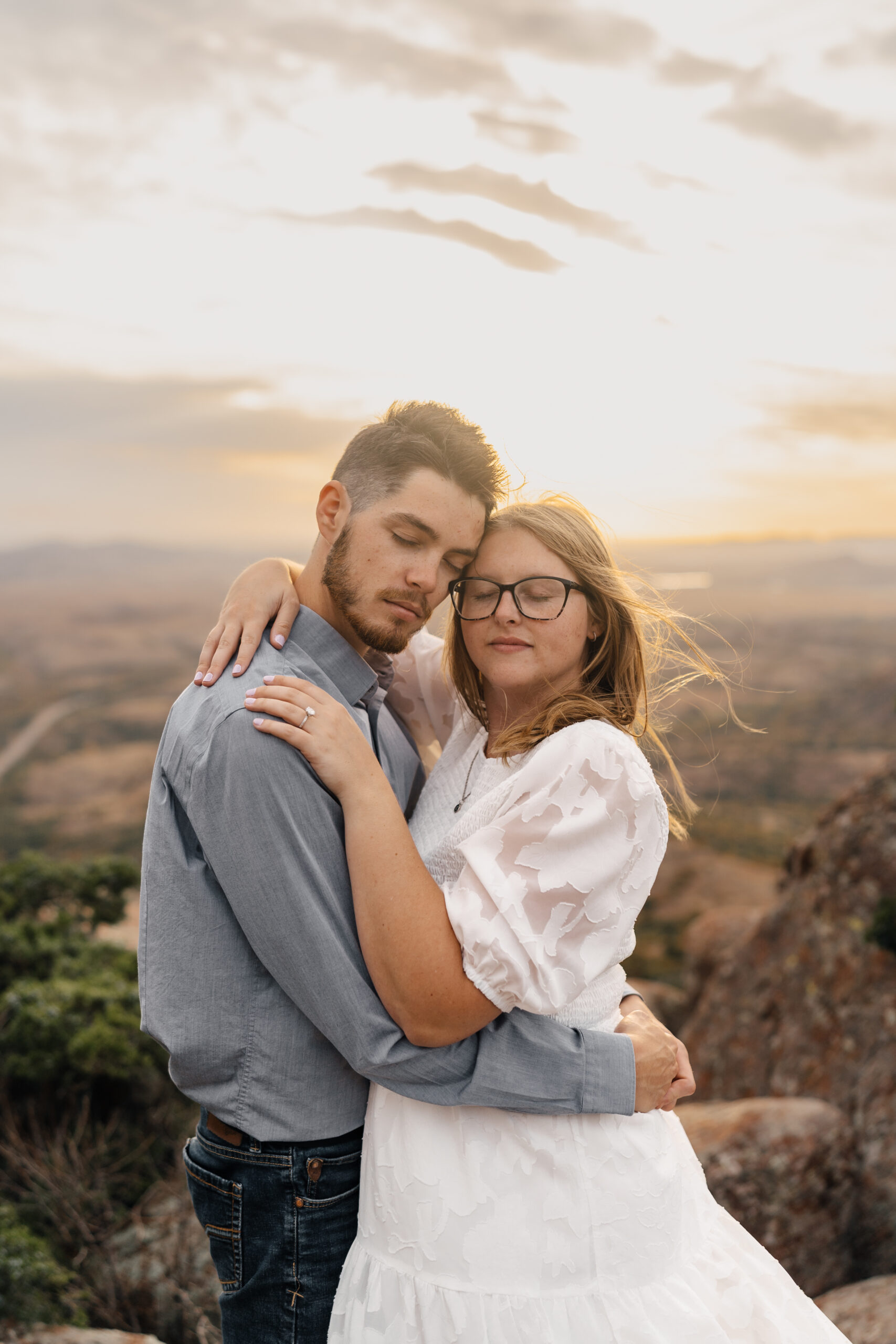 Oklahoma Wedding Photographer | Engagement Session at the Wichita Mountains