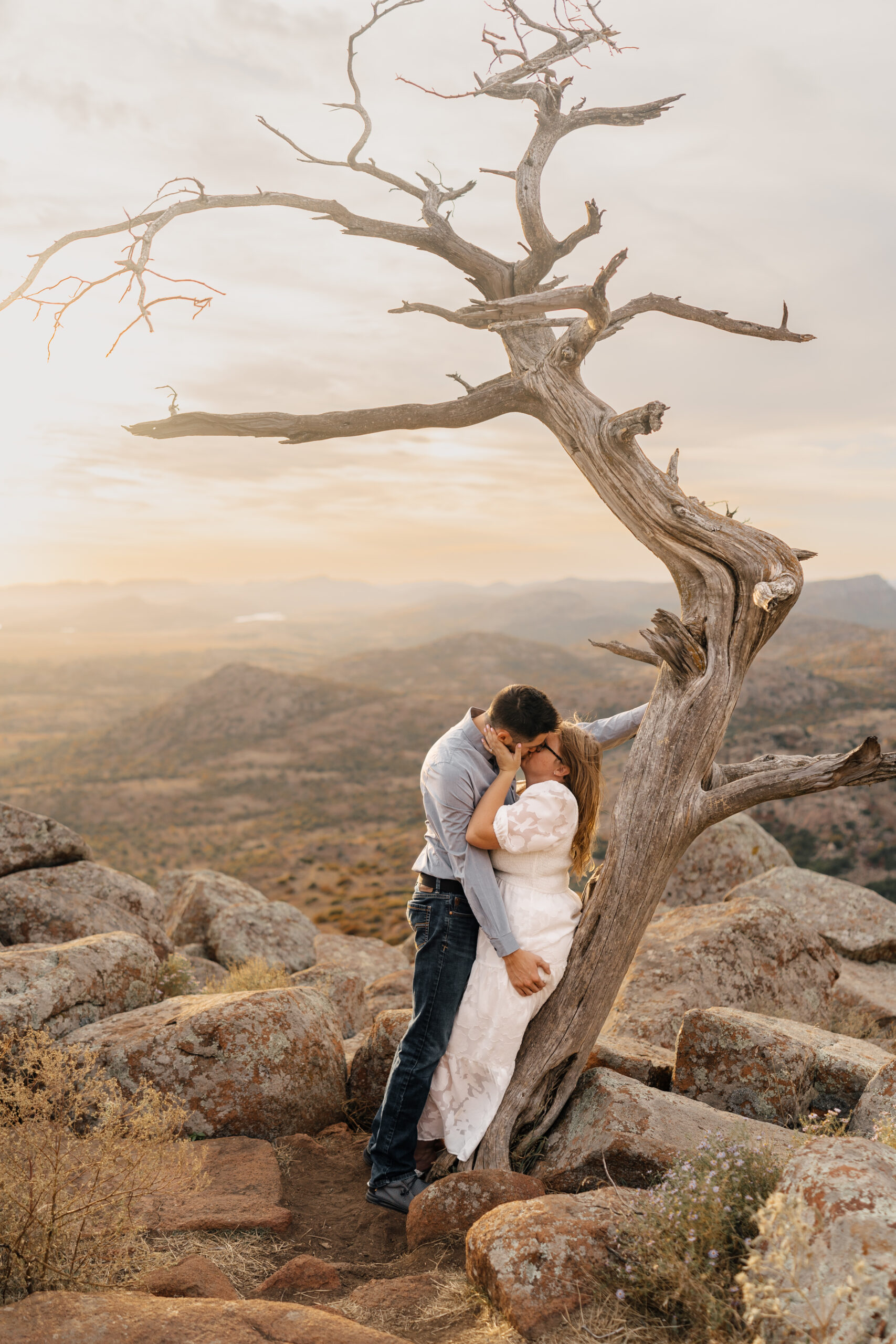 Oklahoma Wedding Photographer | Engagement Session at the Wichita Mountains