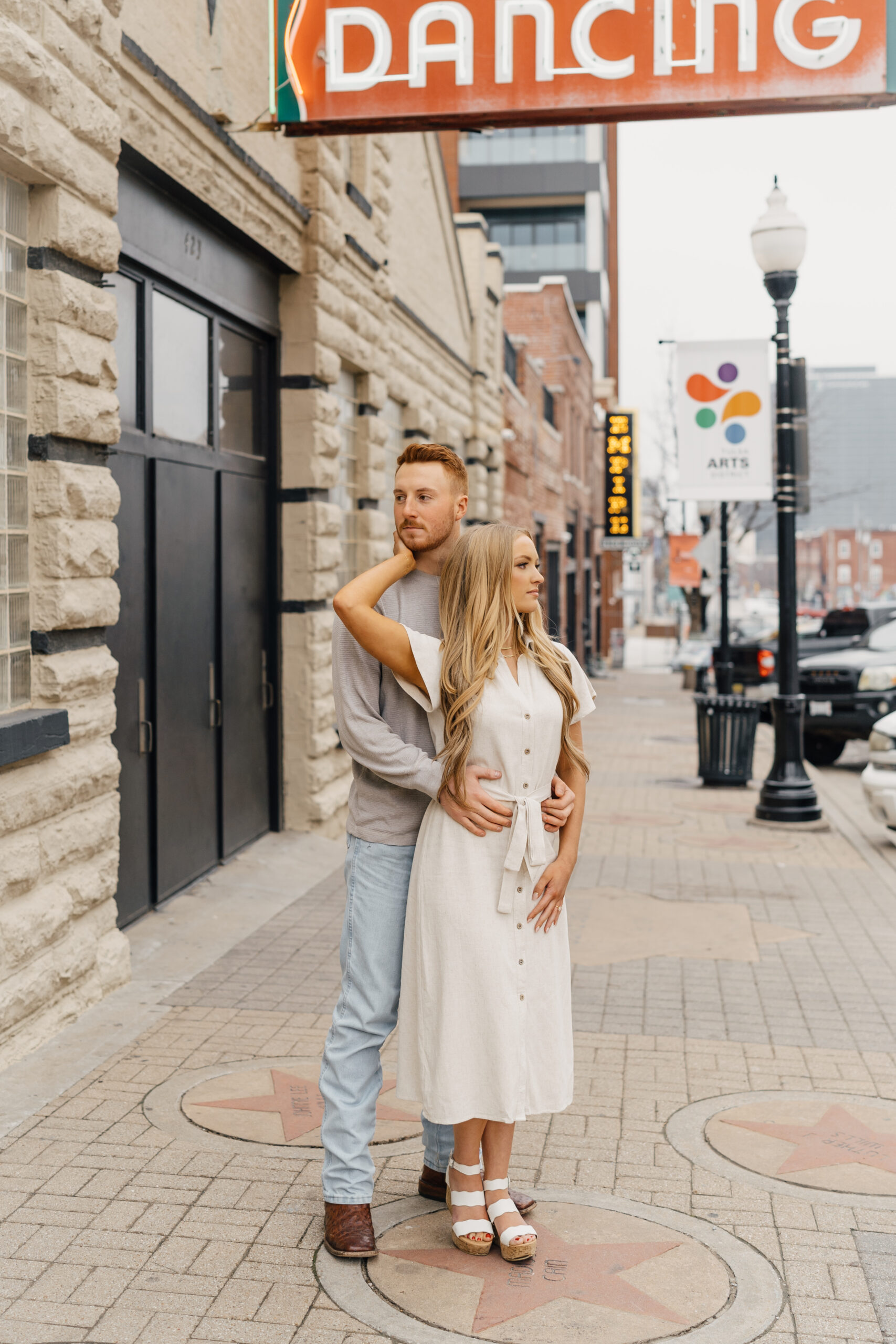 Engagement Session in Downtown Tulsa 