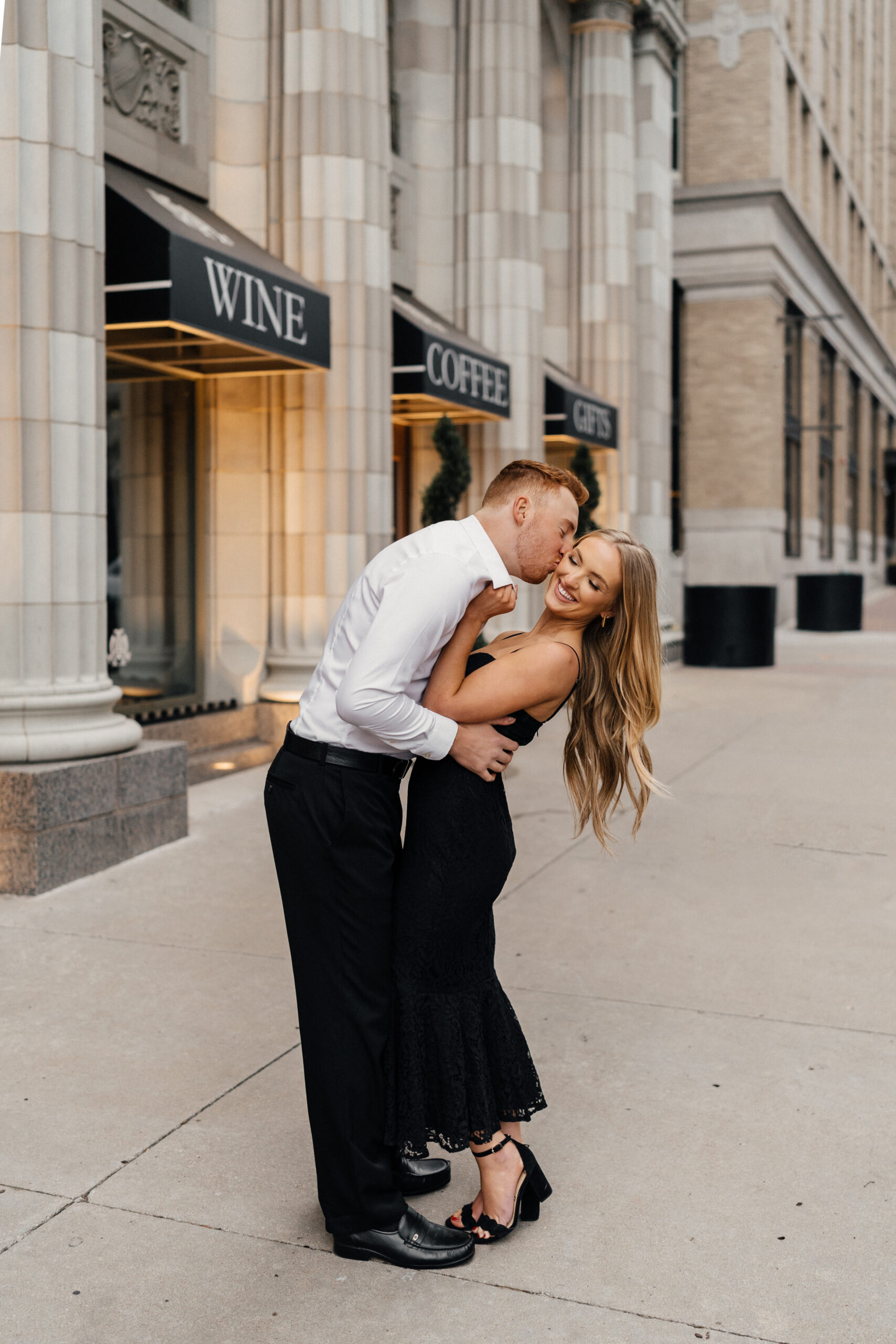 Engagement Session in Downtown Tulsa at The Mayo Hotel