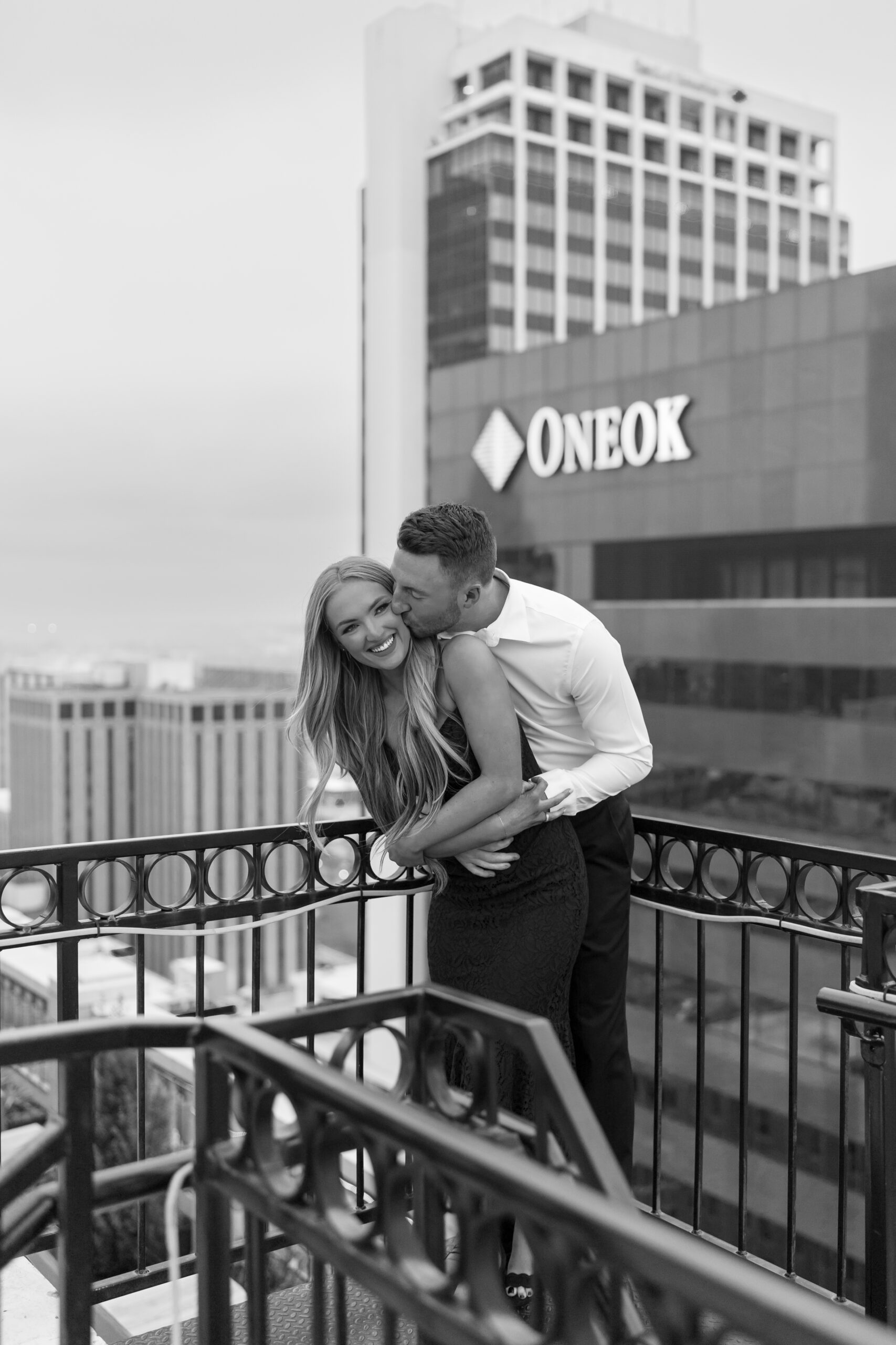 Engagement Session in Downtown Tulsa at The Mayo Hotel