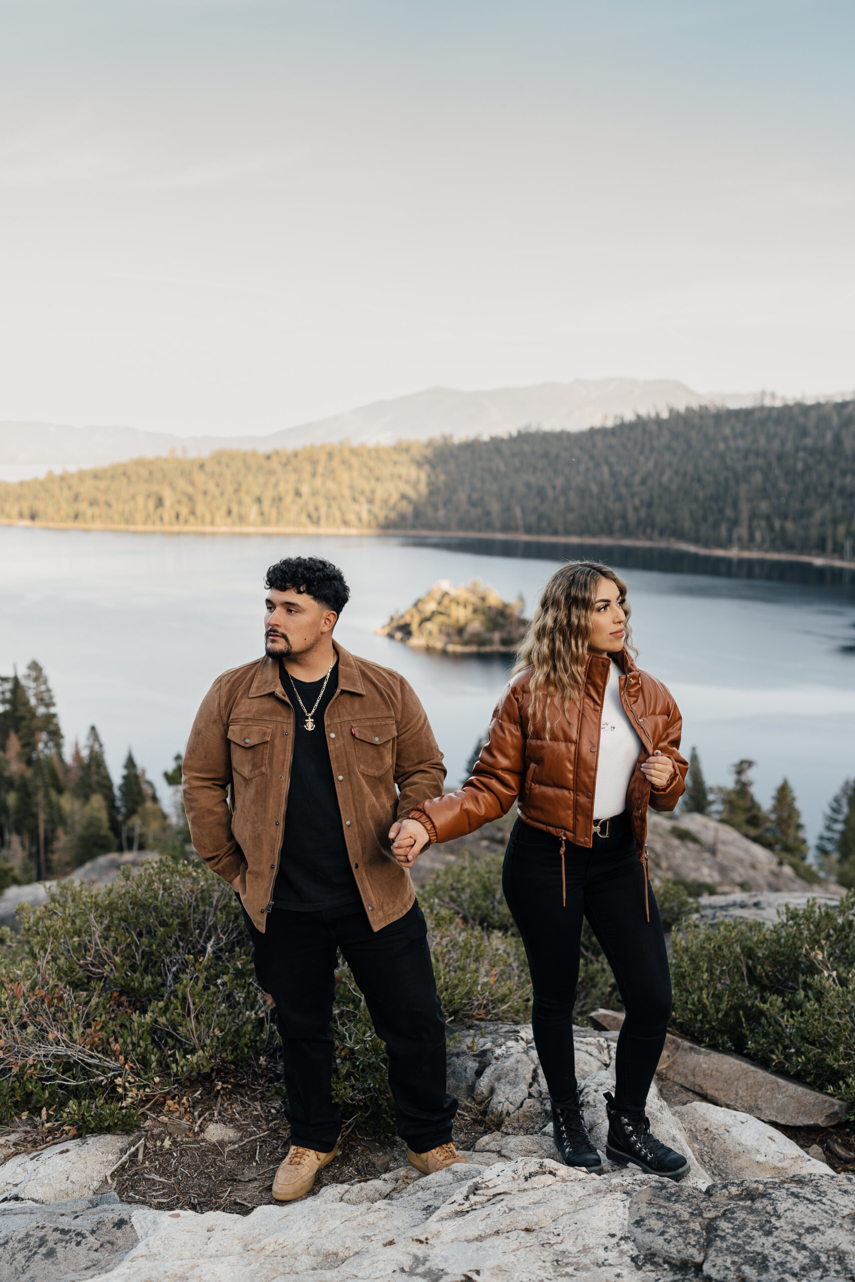 Lake Tahoe Engagement Photos