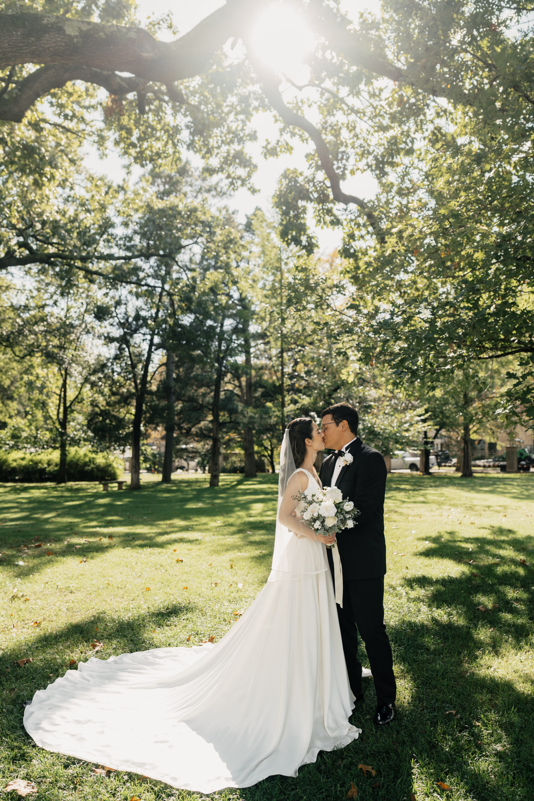 Close-up of wedding planner binder with checklist and notes