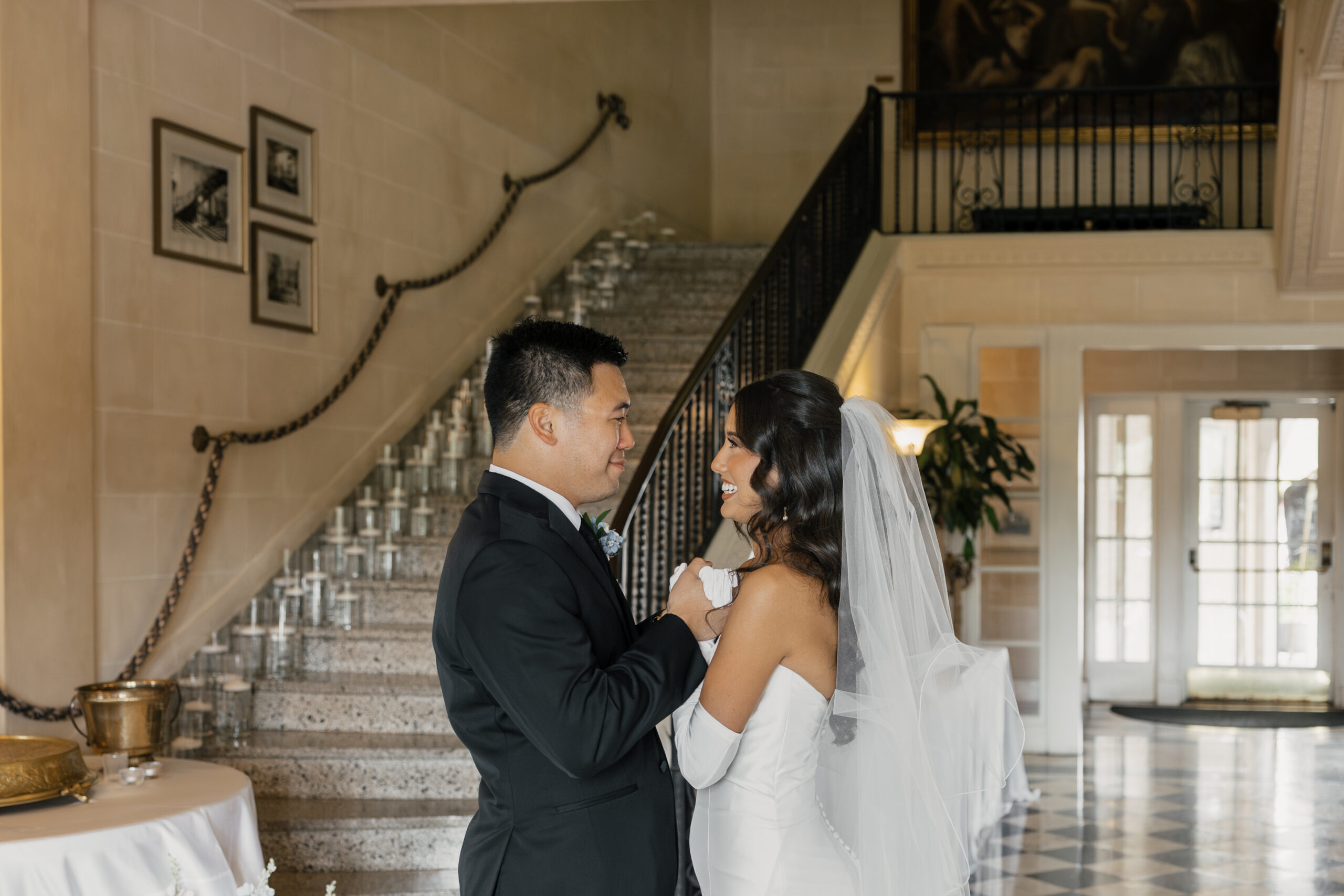 Tulsa historic estate wedding photos