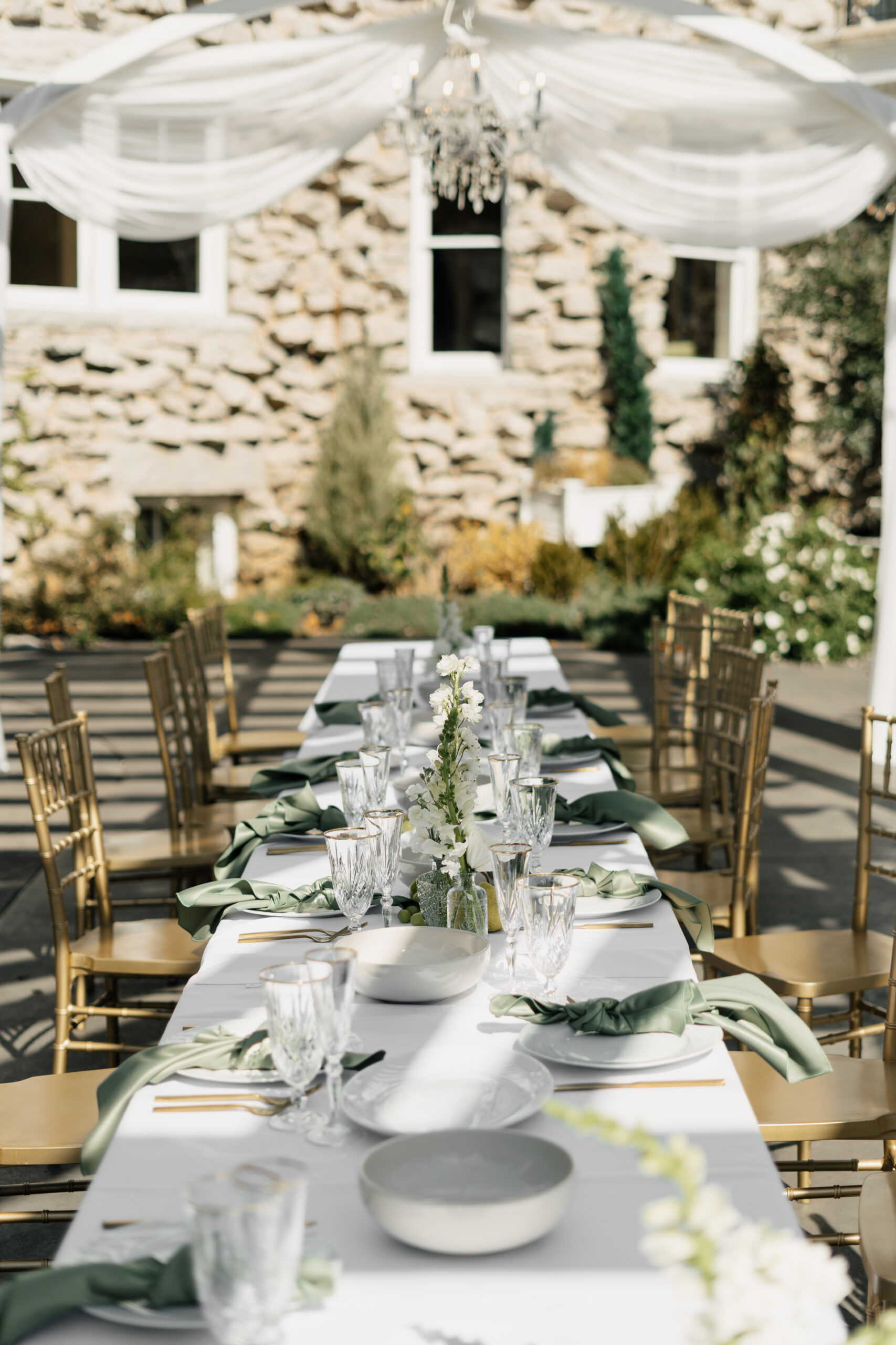 Italian wedding in countryside with grape and lime details