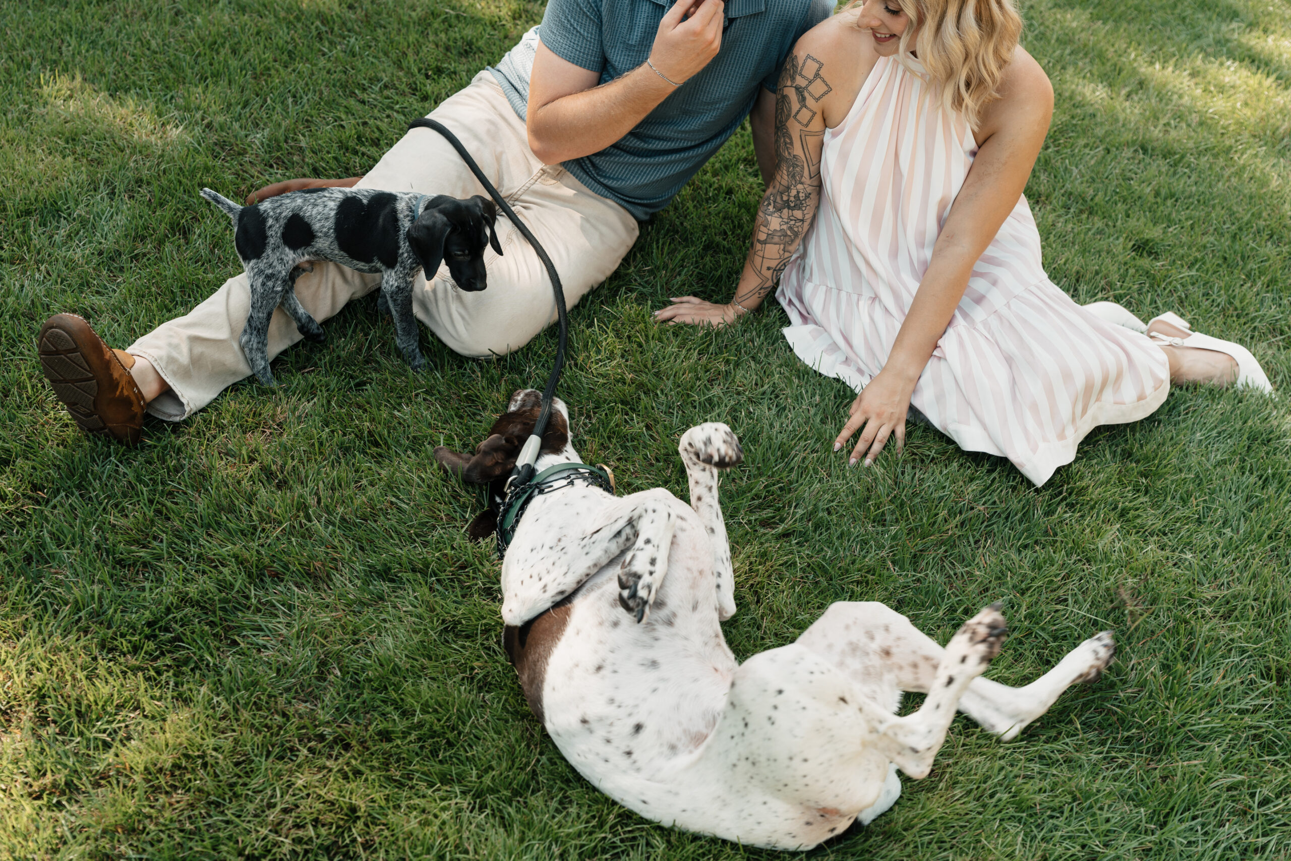 Engagement session footwear: boots, wedges, and barefoot options