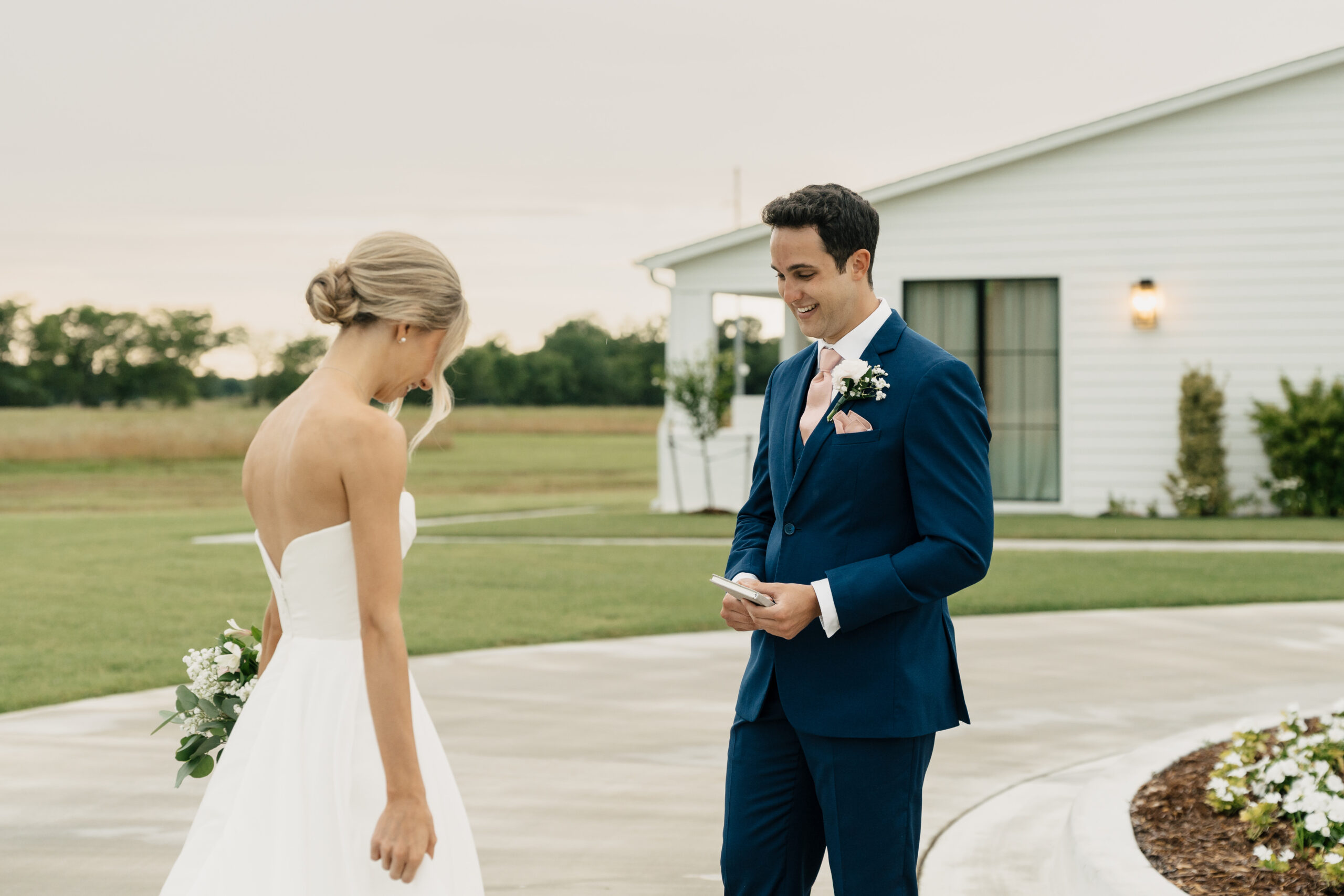 Wedding photography capturing candid laughter and love