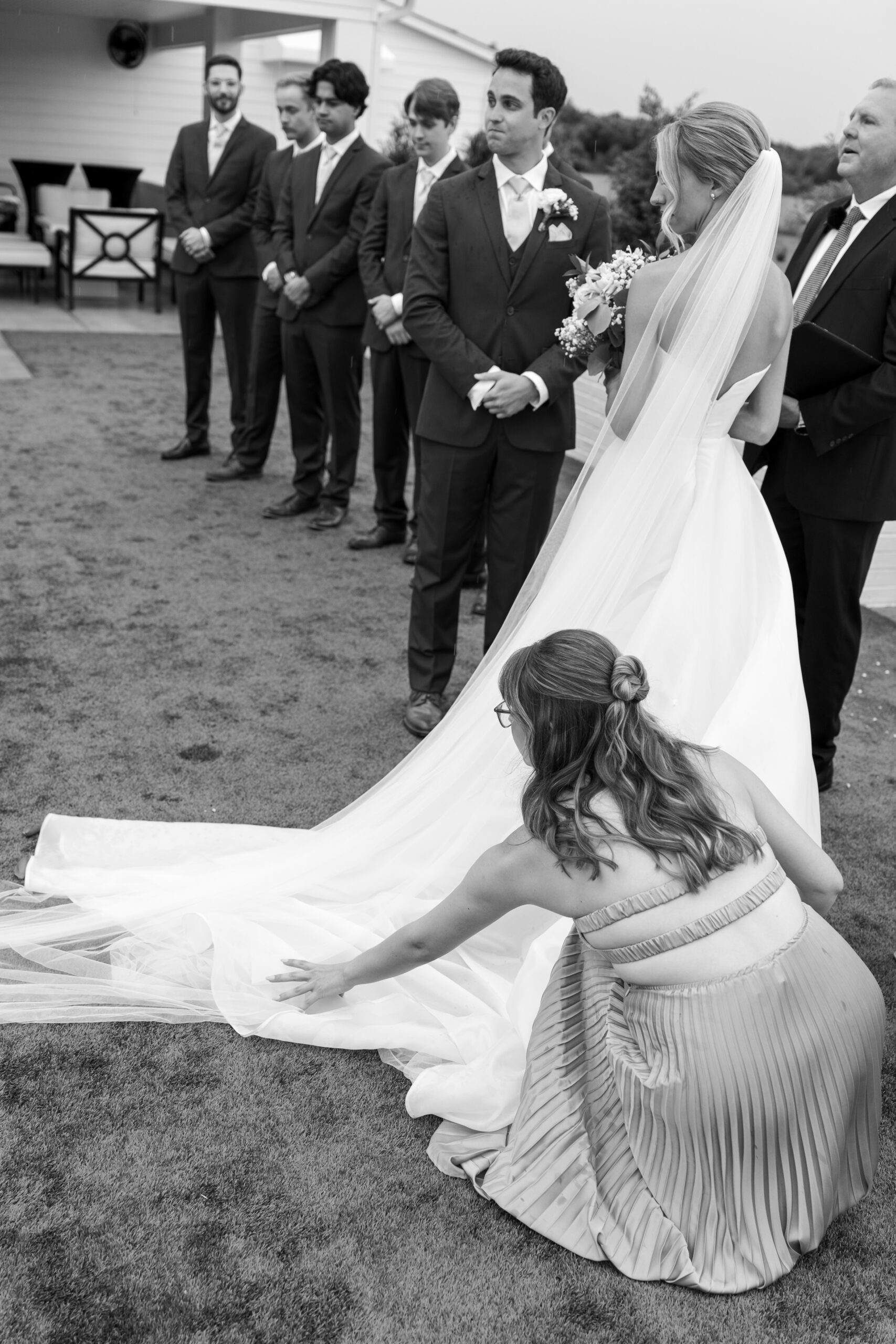 Wedding photography of heartfelt bridal moments