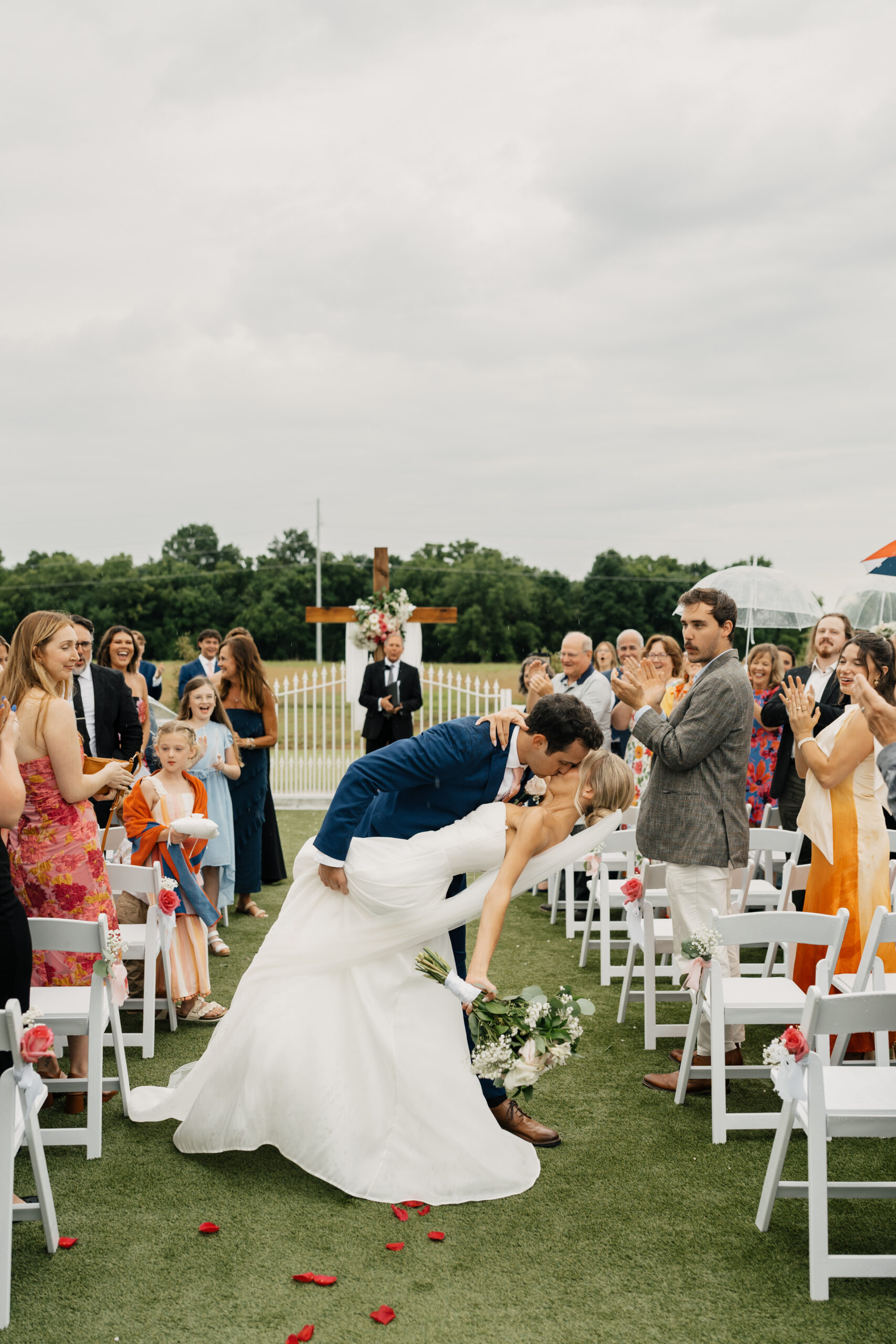 Oklahoma wedding photography with candid ceremony moments