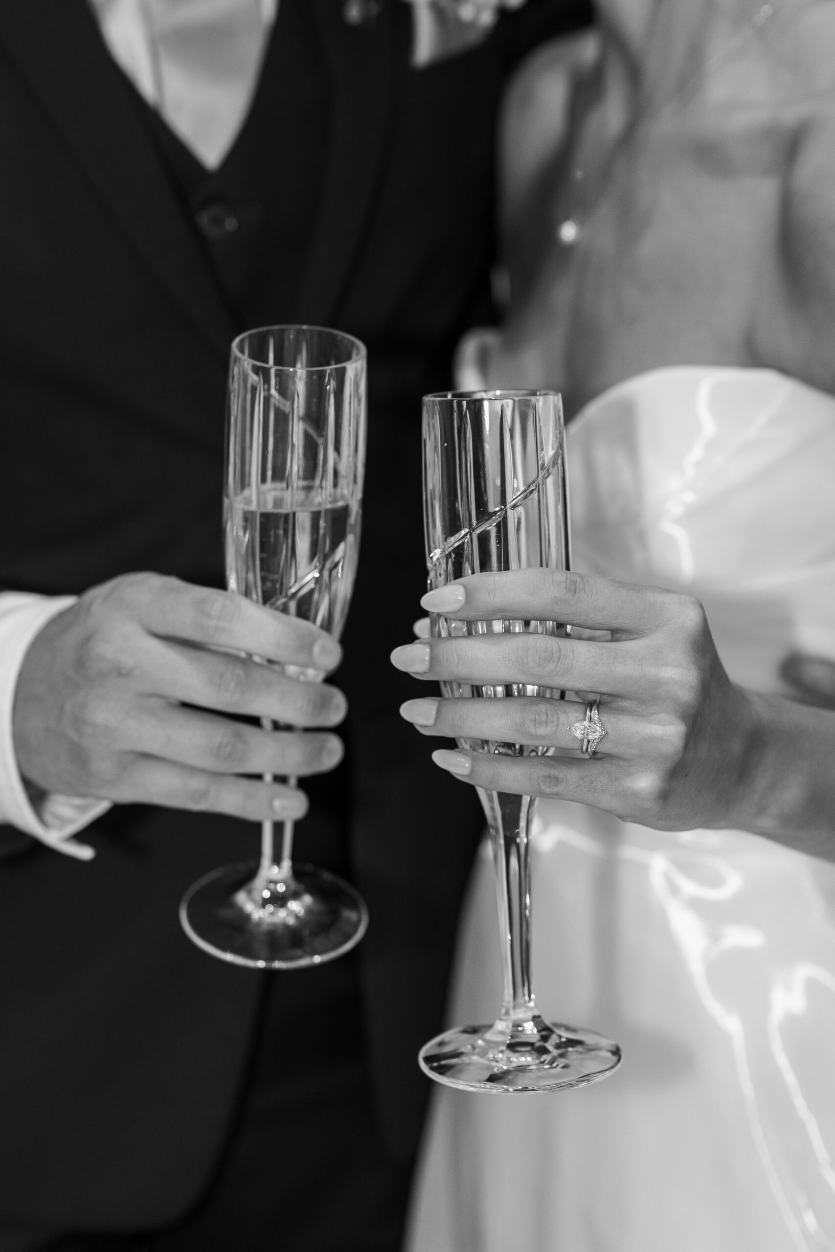 Close-up wedding detail photography