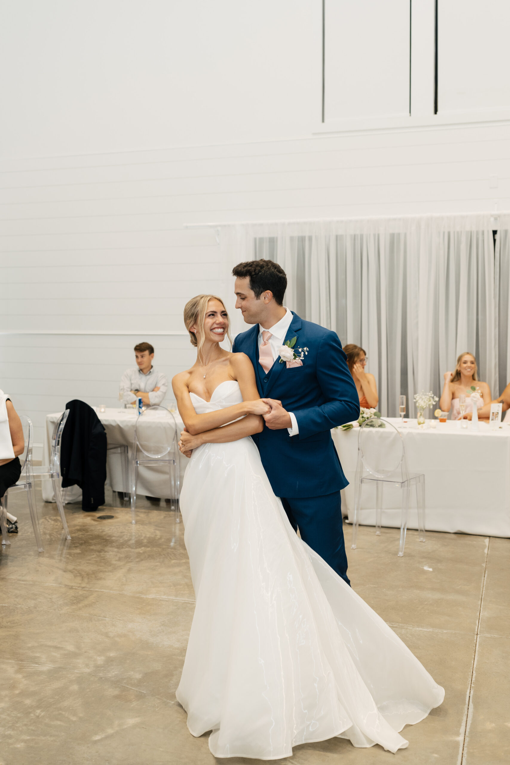Bride and groom dancing wedding photography