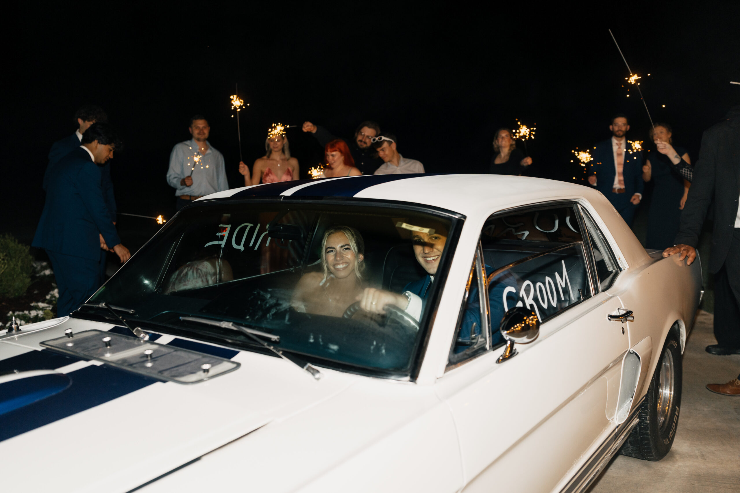Classic car send off
