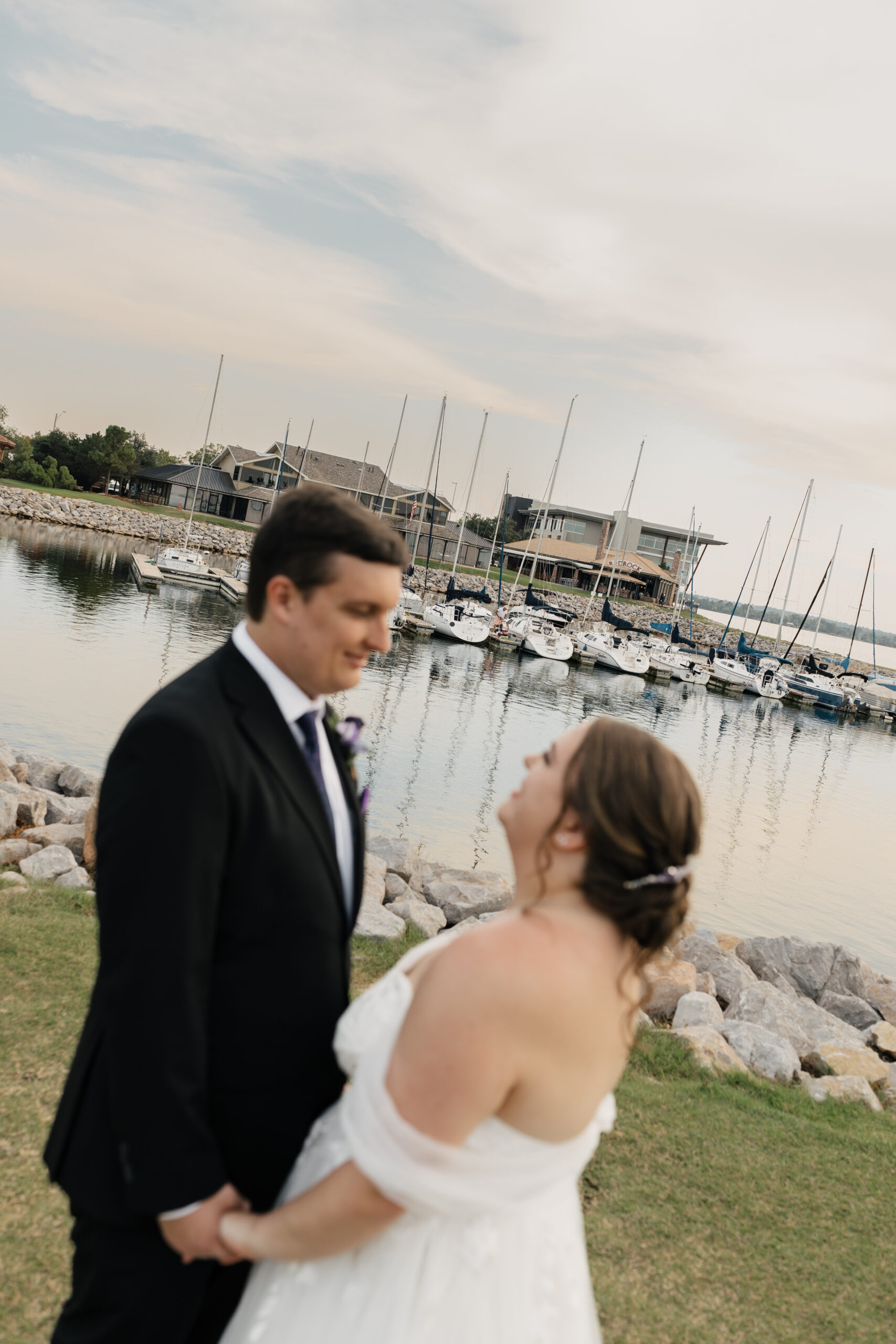 Vendor meeting with wedding photographer to finalize timeline details