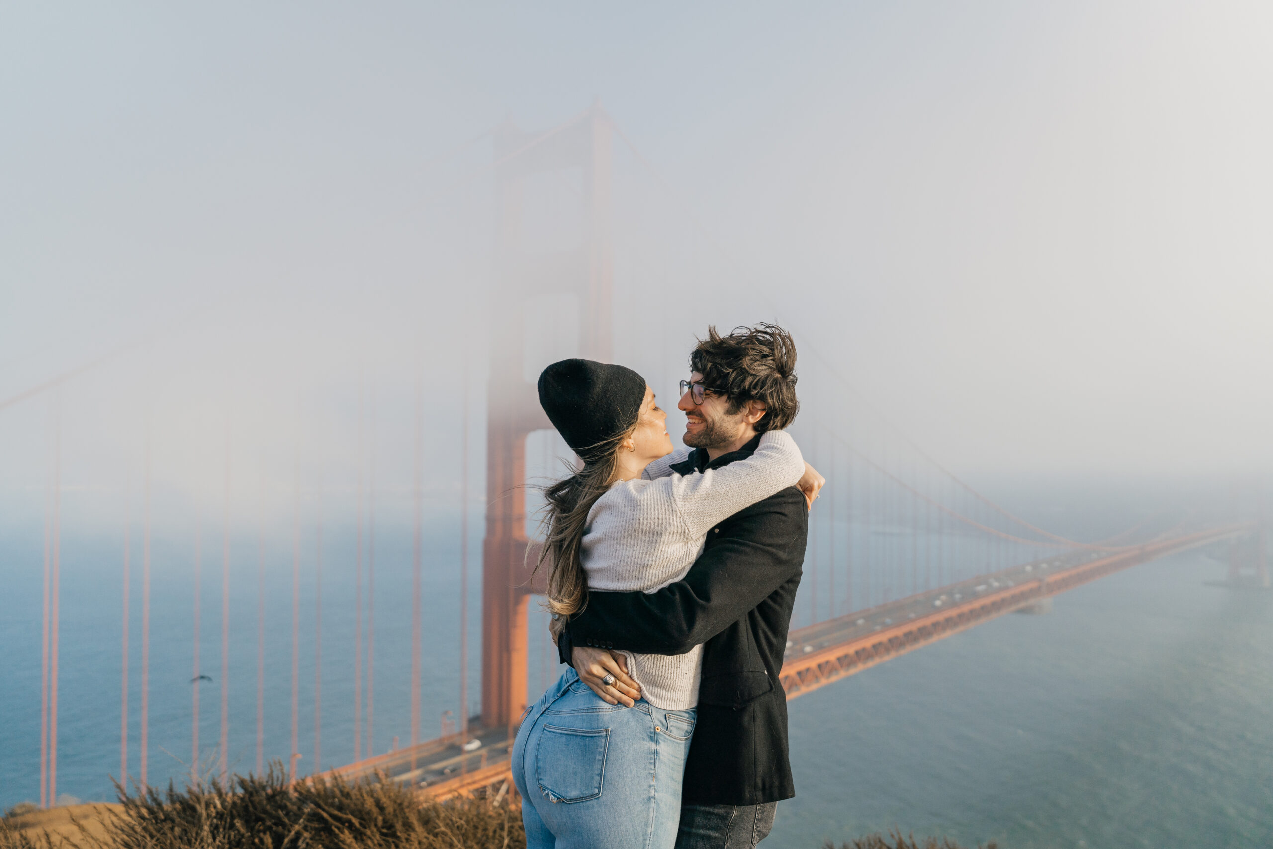 Golden Gate Bridge couples photos