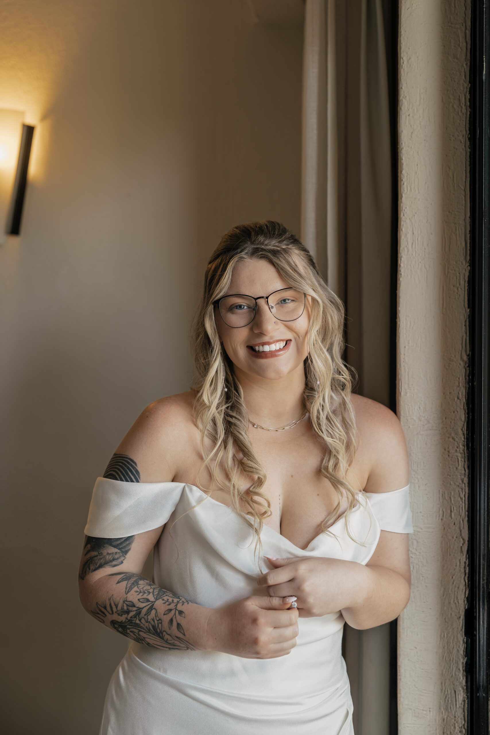 Bride getting ready at Sandos Playacar Resort Playa del Carmen