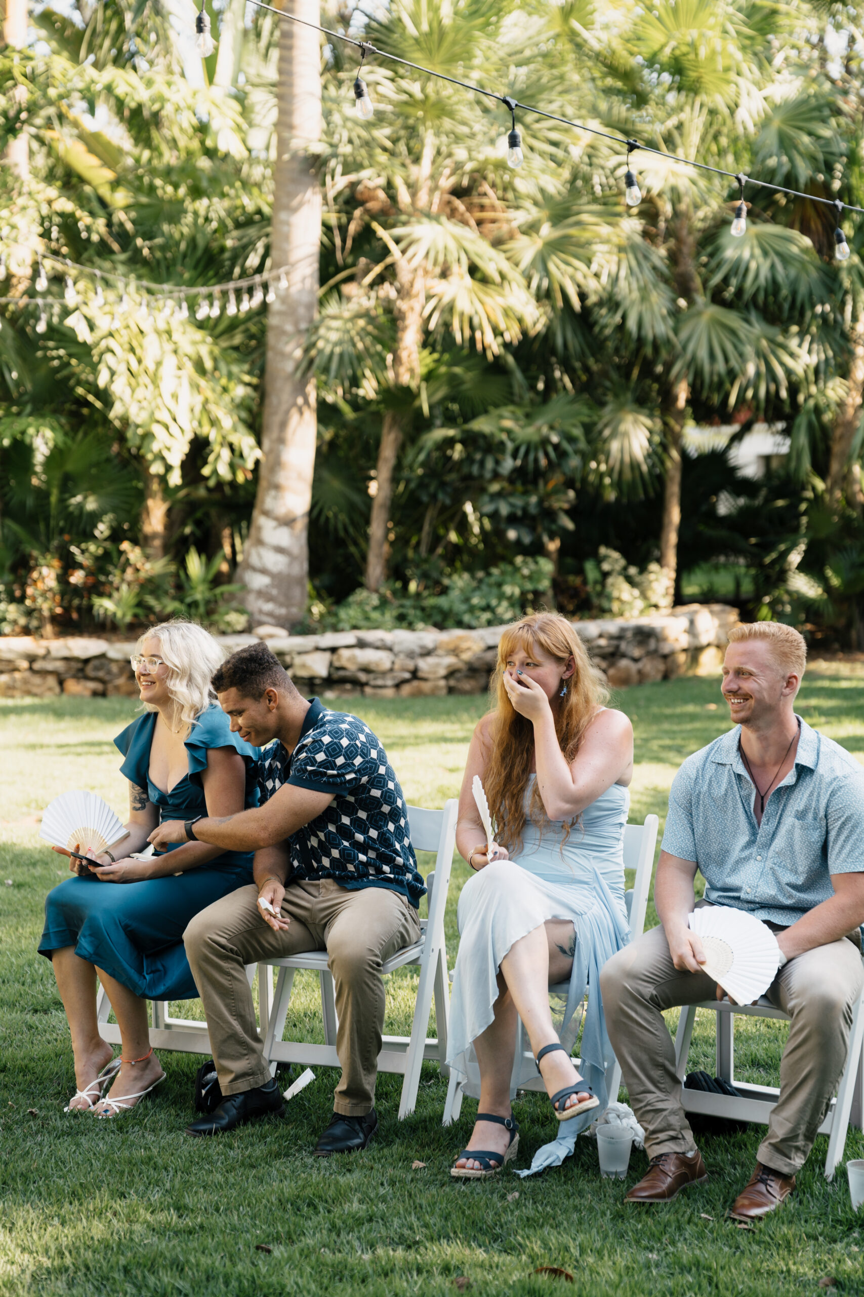 Guests watching ceremony at Sandos Playacar