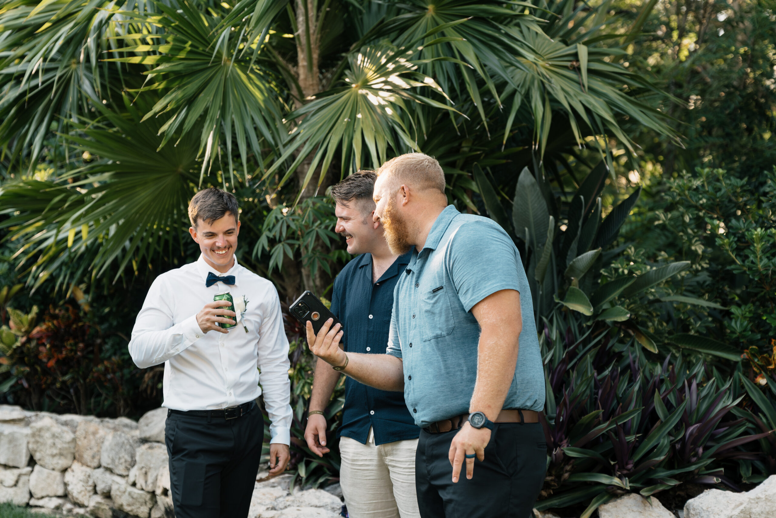 Romantic candid photos during destination wedding day